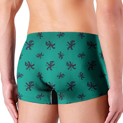 Halloween Voodoo Doll Pattern Print Men's Boxer Briefs
