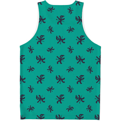 Halloween Voodoo Doll Pattern Print Men's Tank Top