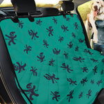 Halloween Voodoo Doll Pattern Print Pet Car Back Seat Cover
