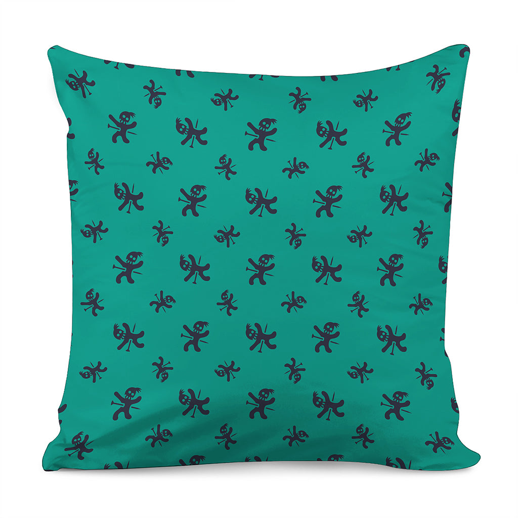 Halloween Voodoo Doll Pattern Print Pillow Cover