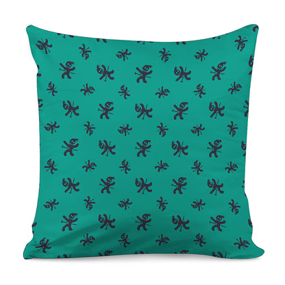 Halloween Voodoo Doll Pattern Print Pillow Cover
