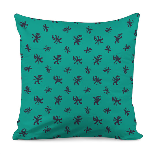 Halloween Voodoo Doll Pattern Print Pillow Cover