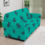 Halloween Voodoo Doll Pattern Print Sofa Cover