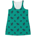 Halloween Voodoo Doll Pattern Print Women's Racerback Tank Top