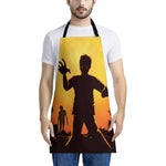 Halloween Walking Zombie Print Apron