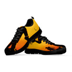 Halloween Walking Zombie Print Black Sneakers