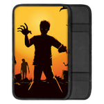 Halloween Walking Zombie Print Car Center Console Cover
