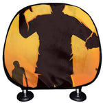 Halloween Walking Zombie Print Car Headrest Covers