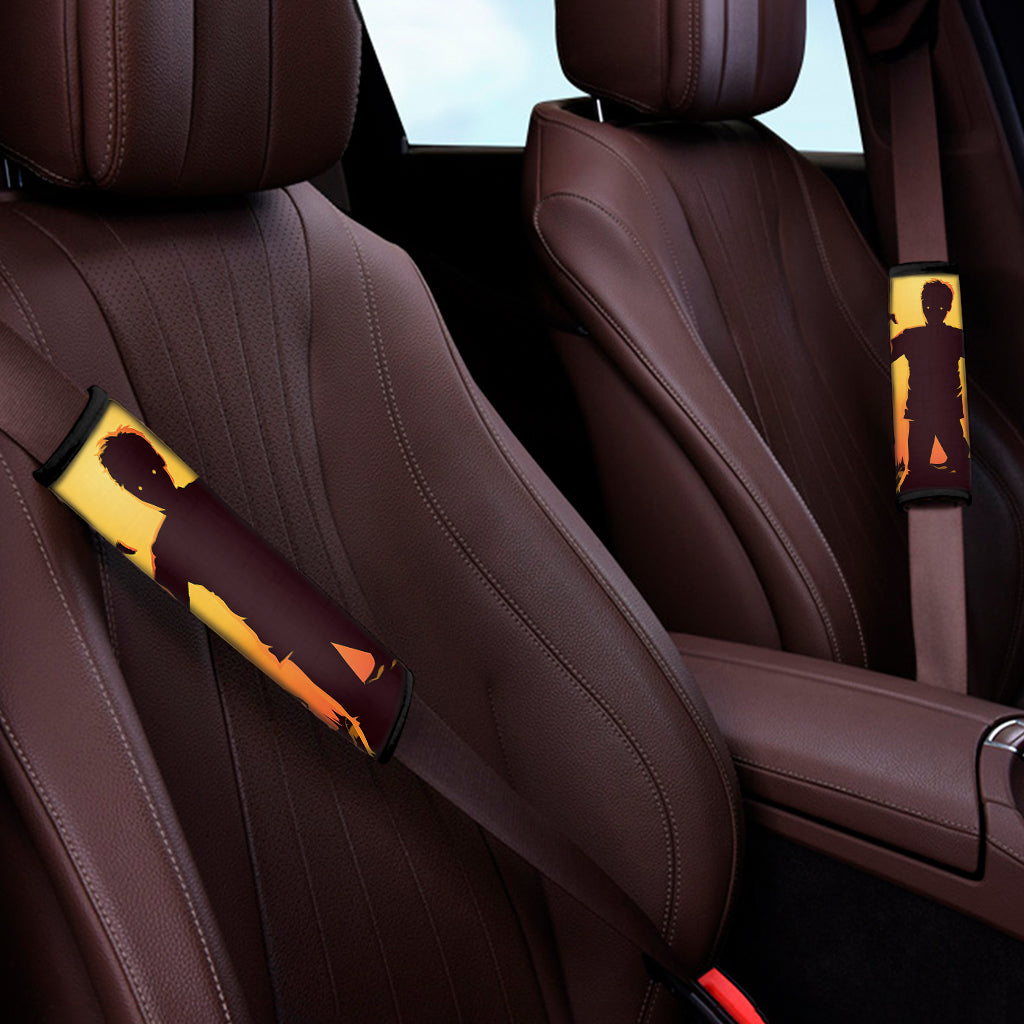 Halloween Walking Zombie Print Car Seat Belt Covers