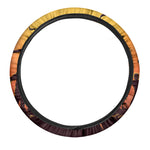 Halloween Walking Zombie Print Car Steering Wheel Cover