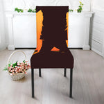 Halloween Walking Zombie Print Dining Chair Slipcover