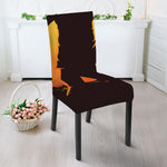 Halloween Walking Zombie Print Dining Chair Slipcover