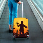 Halloween Walking Zombie Print Luggage Cover