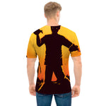 Halloween Walking Zombie Print Men's T-Shirt