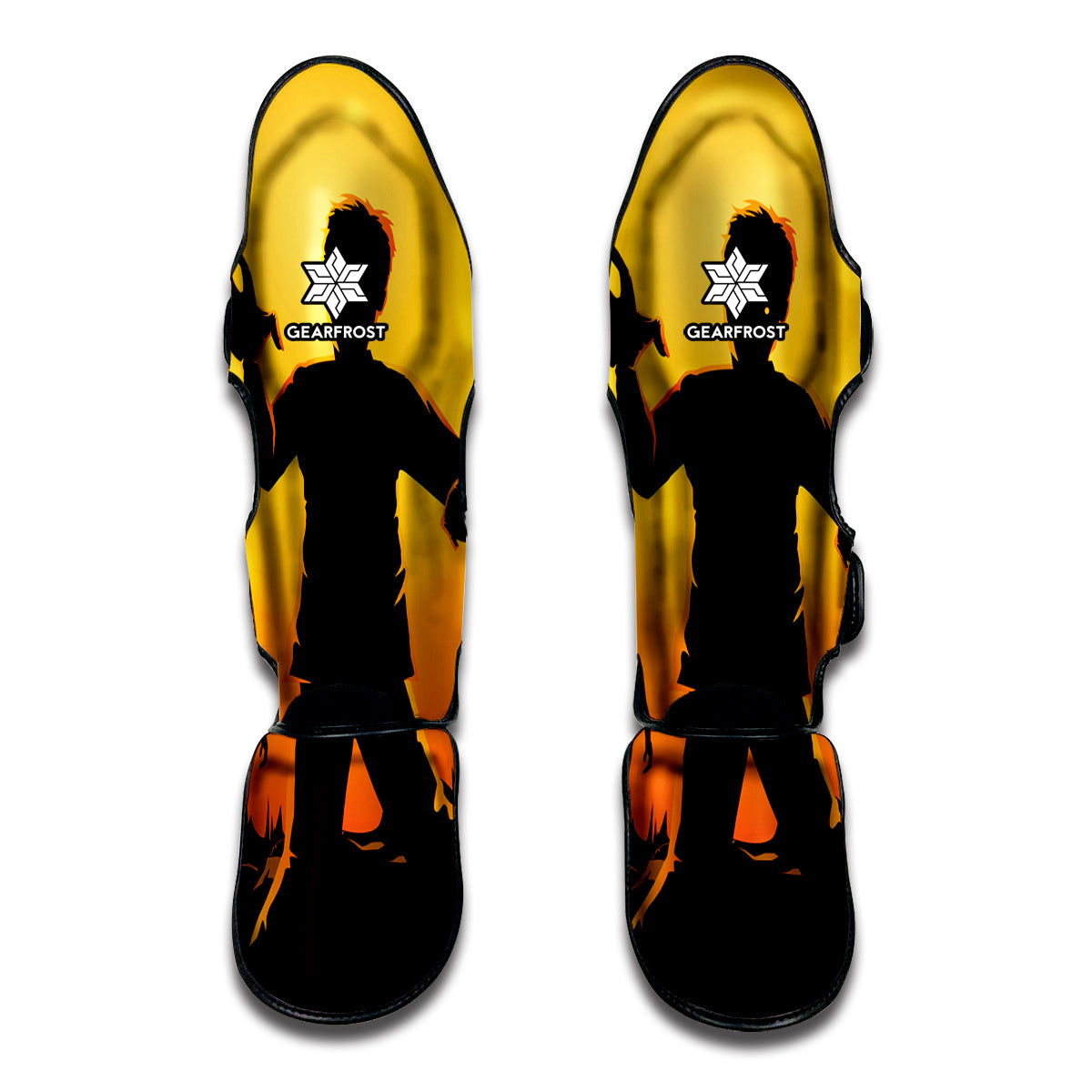 Halloween Walking Zombie Print Muay Thai Shin Guard