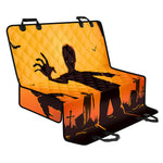 Halloween Walking Zombie Print Pet Car Back Seat Cover