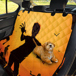 Halloween Walking Zombie Print Pet Car Back Seat Cover