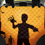 Halloween Walking Zombie Print Pet Car Back Seat Cover