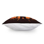 Halloween Walking Zombie Print Pillow Cover