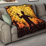 Halloween Walking Zombie Print Quilt