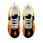 Halloween Walking Zombie Print White Sneakers