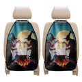 Halloween Witch And Cauldron Print Car Seat Organizers