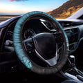 Halloween Witch And Cauldron Print Car Steering Wheel Cover