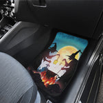 Halloween Witch And Cauldron Print Front Car Floor Mats