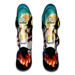 Halloween Witch And Cauldron Print Muay Thai Shin Guard