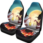 Halloween Witch And Cauldron Print Universal Fit Car Seat Covers