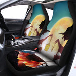 Halloween Witch And Cauldron Print Universal Fit Car Seat Covers