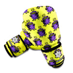 Halloween Witch Cauldron Pattern Print Boxing Gloves