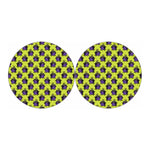 Halloween Witch Cauldron Pattern Print Car Coasters