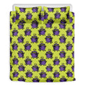 Halloween Witch Cauldron Pattern Print Duvet Cover Bedding Set