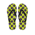 Halloween Witch Cauldron Pattern Print Flip Flops