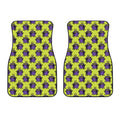Halloween Witch Cauldron Pattern Print Front Car Floor Mats