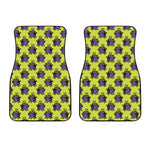 Halloween Witch Cauldron Pattern Print Front Car Floor Mats
