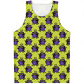 Halloween Witch Cauldron Pattern Print Men's Tank Top