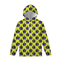 Halloween Witch Cauldron Pattern Print Pullover Hoodie