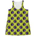 Halloween Witch Cauldron Pattern Print Women's Racerback Tank Top