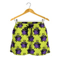 Halloween Witch Cauldron Pattern Print Women's Shorts