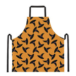 Halloween Witch Hat Pattern Print Apron
