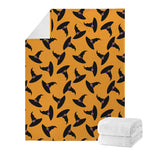 Halloween Witch Hat Pattern Print Blanket