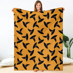 Halloween Witch Hat Pattern Print Blanket