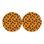 Halloween Witch Hat Pattern Print Car Coasters