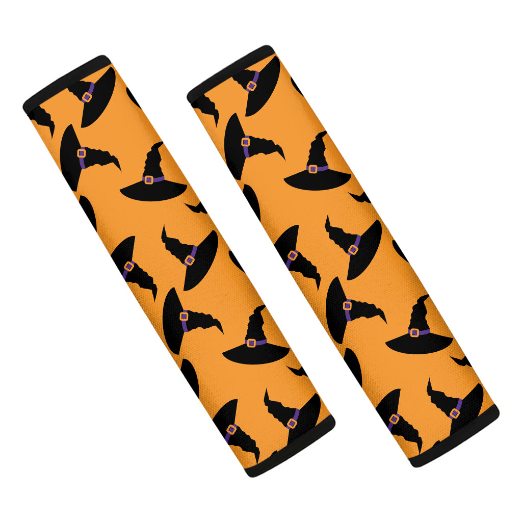 Halloween Witch Hat Pattern Print Car Seat Belt Covers