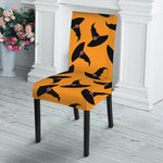 Halloween Witch Hat Pattern Print Dining Chair Slipcover