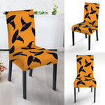 Halloween Witch Hat Pattern Print Dining Chair Slipcover