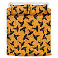 Halloween Witch Hat Pattern Print Duvet Cover Bedding Set