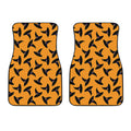 Halloween Witch Hat Pattern Print Front Car Floor Mats